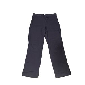 Susini‎ Charcoal Gray Linen Pants, S, #421-P